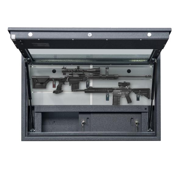 Coffre vitrine pour armes