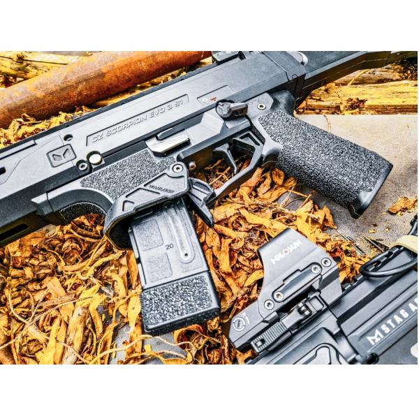 Grip antidérapant pour armes à coller