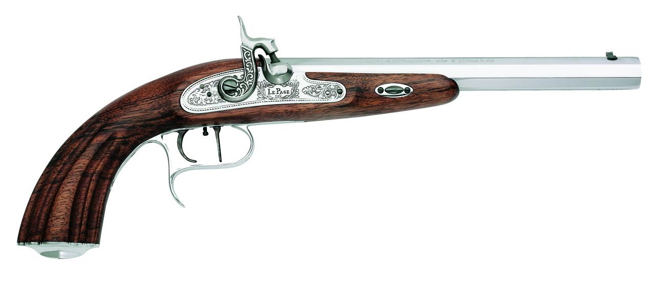 Pistolet de duel Napoléon 1811 CHIAPPA à percussion cal.45 Armurerie