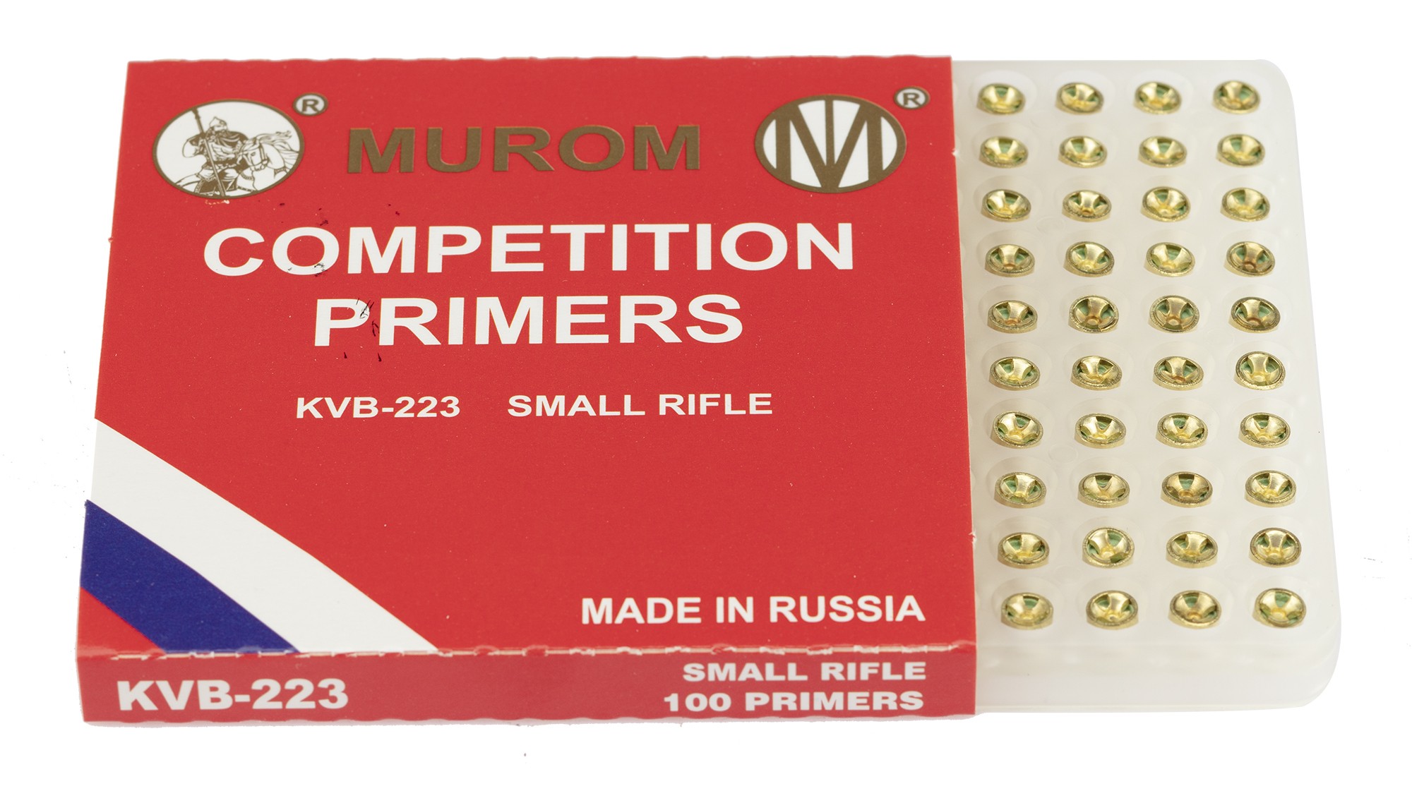 Amorces MUROM Competition Primers KVB223 Small Rifle /100 Armurerie