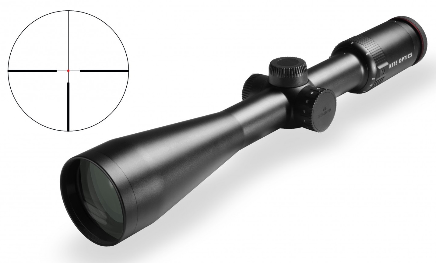 KITE OPTICS K6 212x50 HD ret.4AI Lumineux Armurerie Lavaux