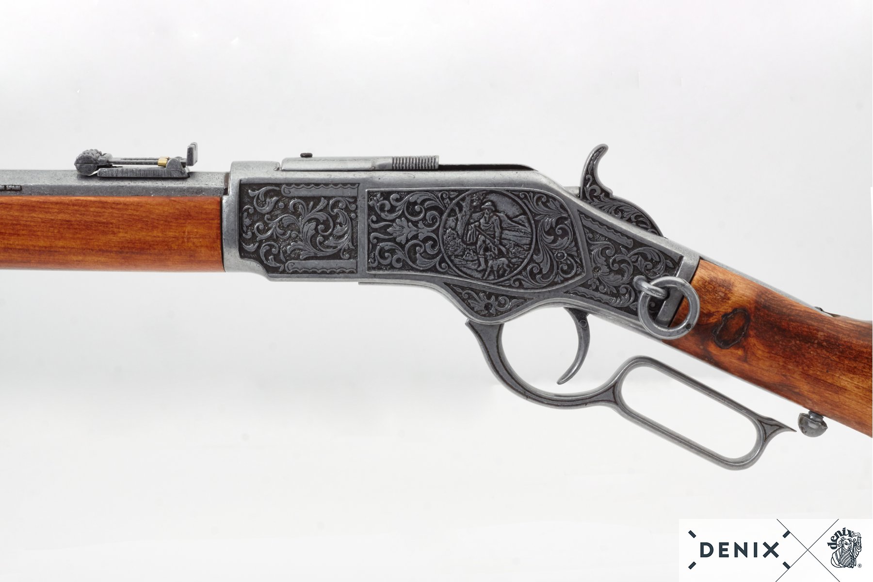 Set Di 6 Proiettili Denix In Ottone Dorato Per Winchester USA 1880 | Balles Factices