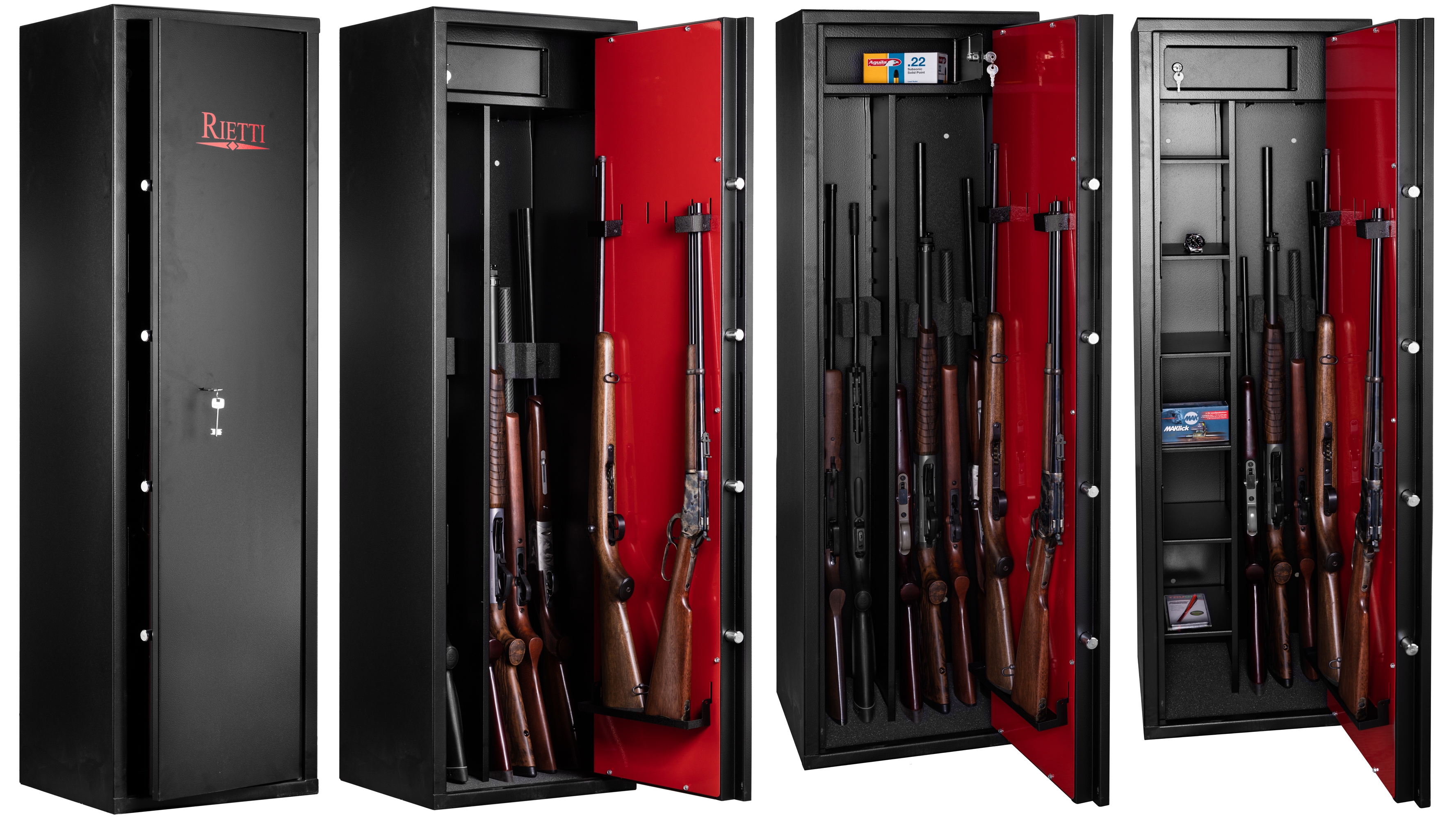 Coffre pour armes RIETTI First 70kg (9 modulables armes) Coffre pour armes RIETTI First 70kg (9 modulables armes)