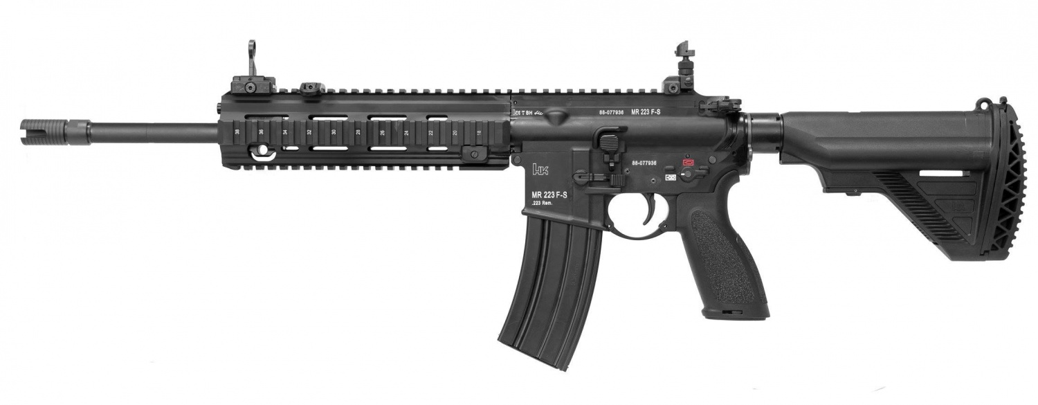 HK MR223 FS 14.5" Black cal.223 Rem Armurerie Lavaux