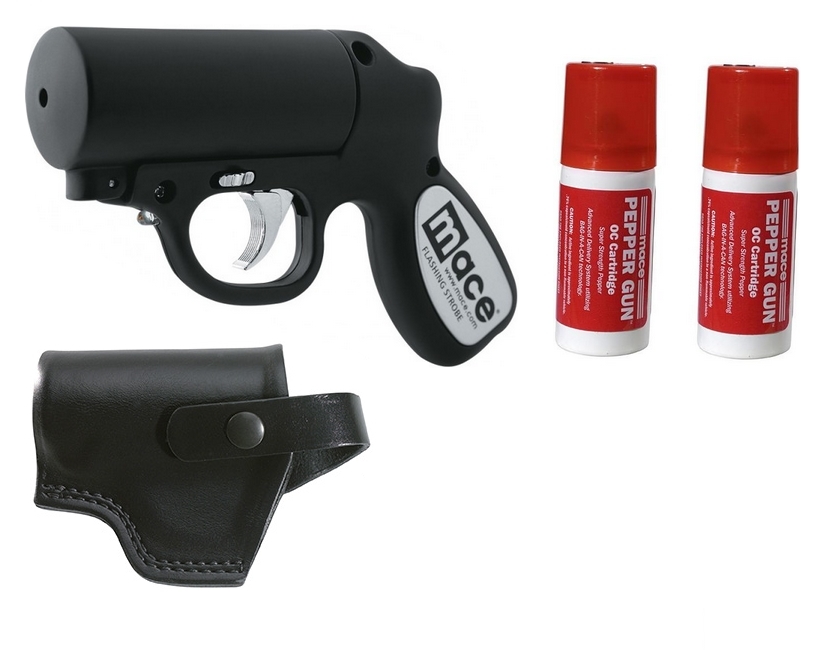 Kit défense Pistolet lacrymogène MACE Pepper Gun Armurerie Lavaux