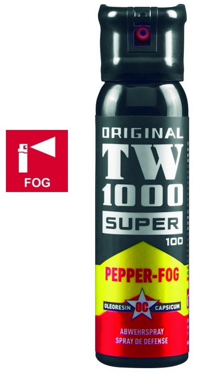 Bombe lacrymogène TW1000 SUPER FOG au poivre 100ml - SD-Equipements