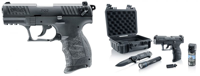 Pistolet WALTHER P22Q Bronzé UMAREX cal.9mm P.A.K 