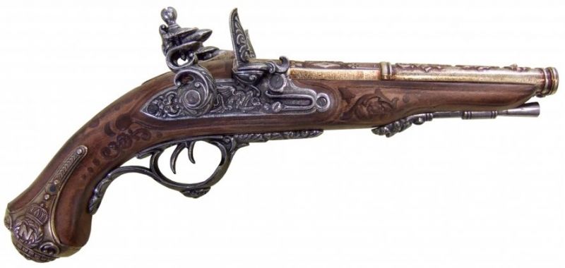Réplique DENIX Pistolet à 2 canons St Etienne Napoléon 1806