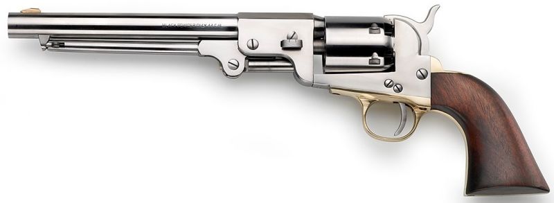 Revolver à Poudre Noire Pietta 1862 Dance Old Silver 