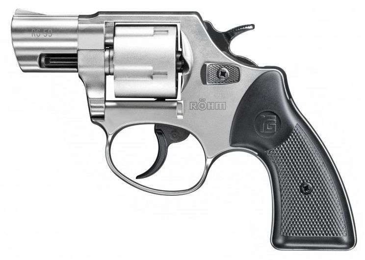 Revolver à blanc RÖHM RG 59 Chromé cal.9mm R