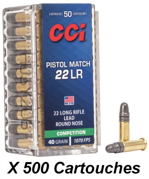 CCI 22lr Pistol Match Competition /500