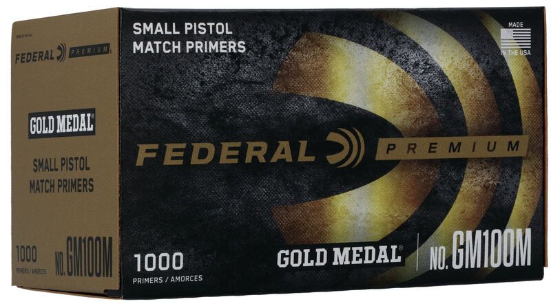 Amorces FEDERAL Gold Medal Small Pistol /1000