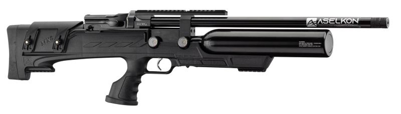 Carabine PCP ASELKON MX8 EVOC Black cal.4,5mm <19 joules