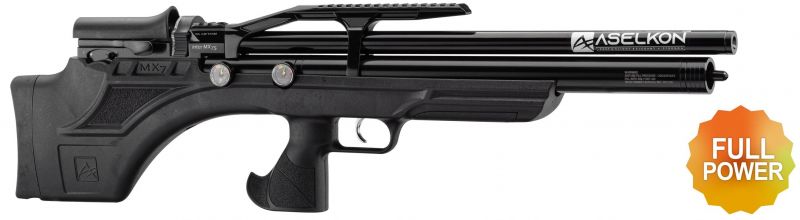 Carabine PCP ASELKON MX7-S Black cal.5,5mm (41 Joules)