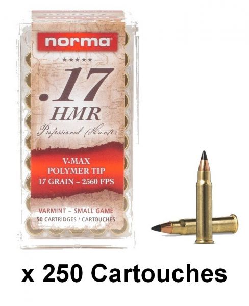 NORMA 17 HMR V-max /250