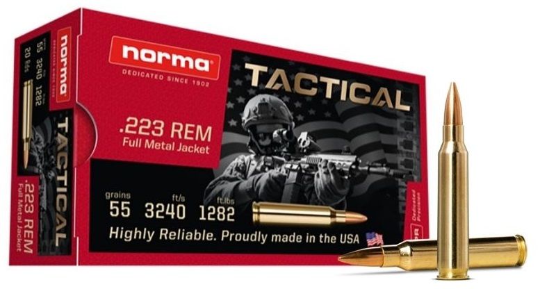 NORMA cal.223 Rem Tactical FMJ 55gr /30