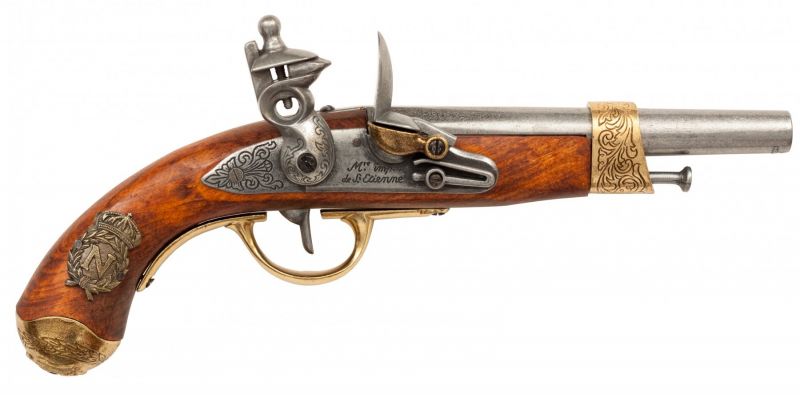 Réplique DENIX Pistolet Napoléon GRIBEAUVAL 1806