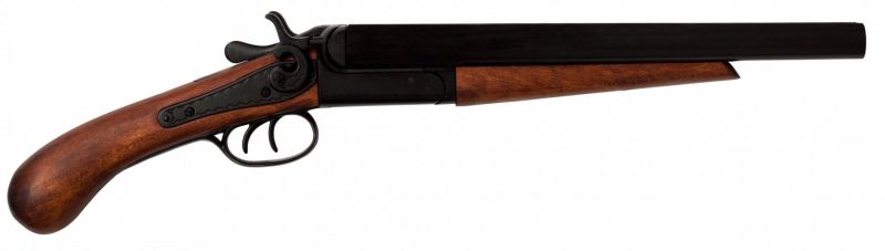 Réplique DENIX Pistolet à deux canons USA 1868 Black