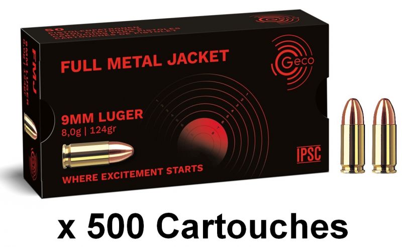 GECO cal.9mm PARA FMJ /500