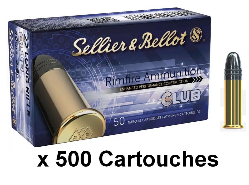 SELLIER & BELLOT 22Lr Standard Club LRN /500