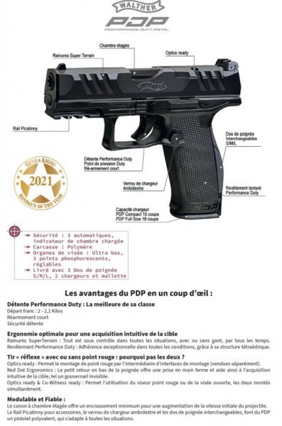 Boîte 50 cartouches WALTHER à blanc 9 mm P.A.K. - SD-Equipements