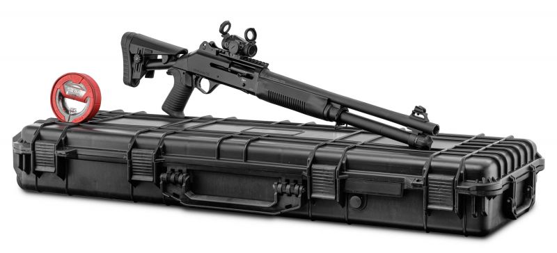 Pack Fusil semi-automatique AKSA ARMS S4-FX03 Black cal.12/76 (47cm)