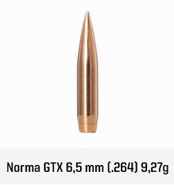 Ogives NORMA cal.264 (6,5mm) GTX 143 gr /100