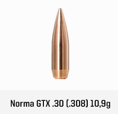 Ogives NORMA cal.30 (7,62mm) GTX 168 gr /100