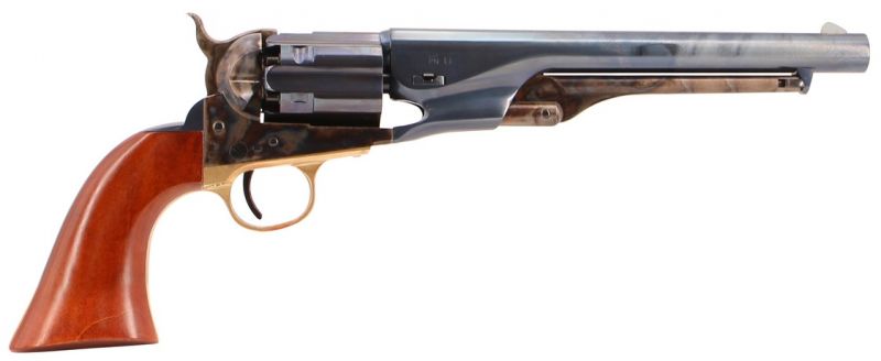 Revolver à Poudre Noire UBERTI 1860 Army Fluté Bleui 8