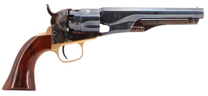 Revolver à Poudre Noire UBERTI 1862 Police Bleui 5