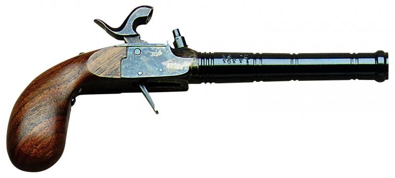 Pistolet Derringer Liegi Pocket poudre noire PEDERSOLI cal.36