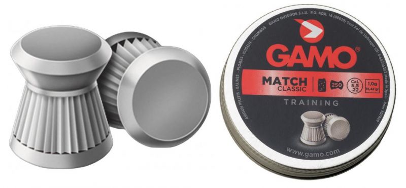 Plombs cal.5,5mm Gamo MATCH Classic (1,0 gr) /250