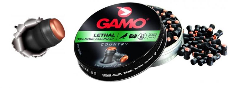 Plombs 4.5 Gamo LETHAL Country (0.36gr) /100
