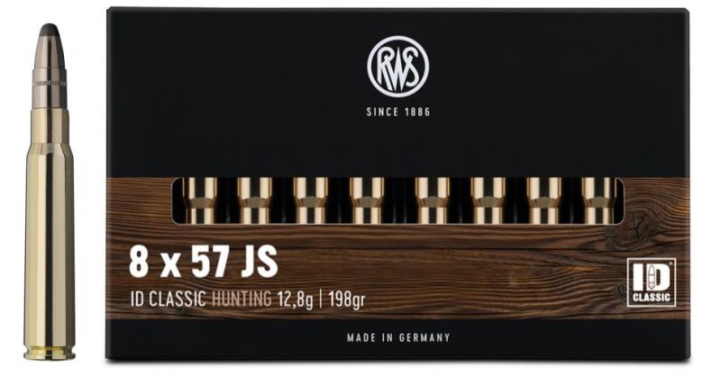 RWS cal.8x57 JS ID Classic 198 grains - 12.8 grammes /20