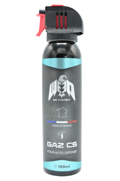 Bombe lacrymogène Gaz CS 70% WE PROTECT - 100ml