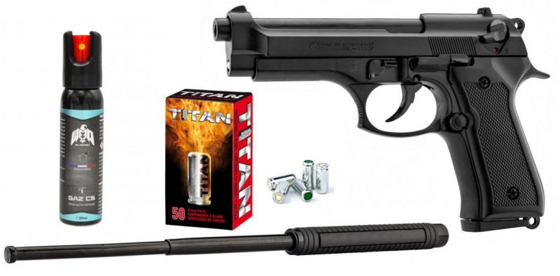 Pistolet KIMAR 92 Auto Bronzé Cal.9mm PA (M8x100) 