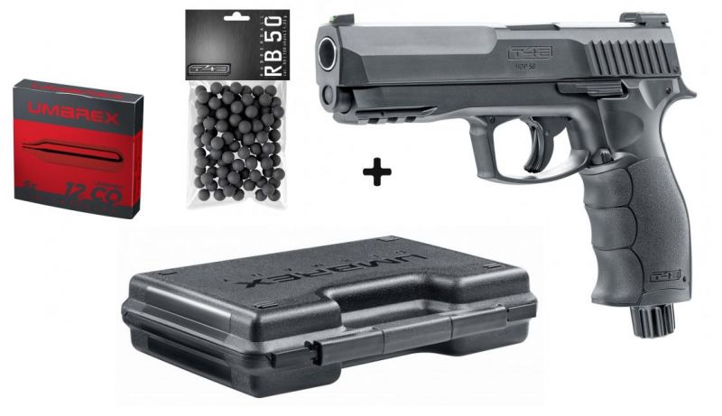 Pistolet 6 coups T4E HDP 50 cal.50 (11 joules) ''Pack UMAREX''