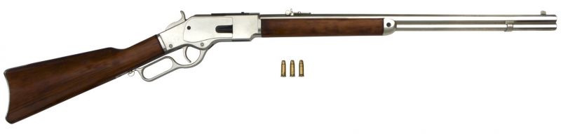 Réplique DENIX Carabine Winchester 1873 Chromé Cal.44-40 Win 