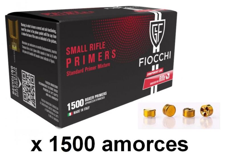 Amorces FIOCCHI Primers Small Rifle /1500