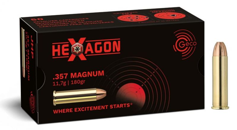 GECO cal.357 Magnum HEXAGON /50