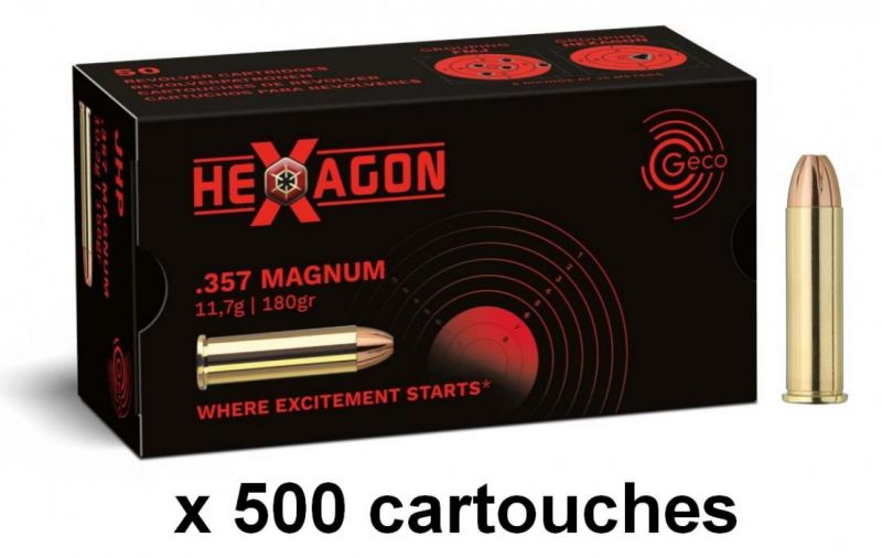 GECO cal.357 Magnum HEXAGON /500