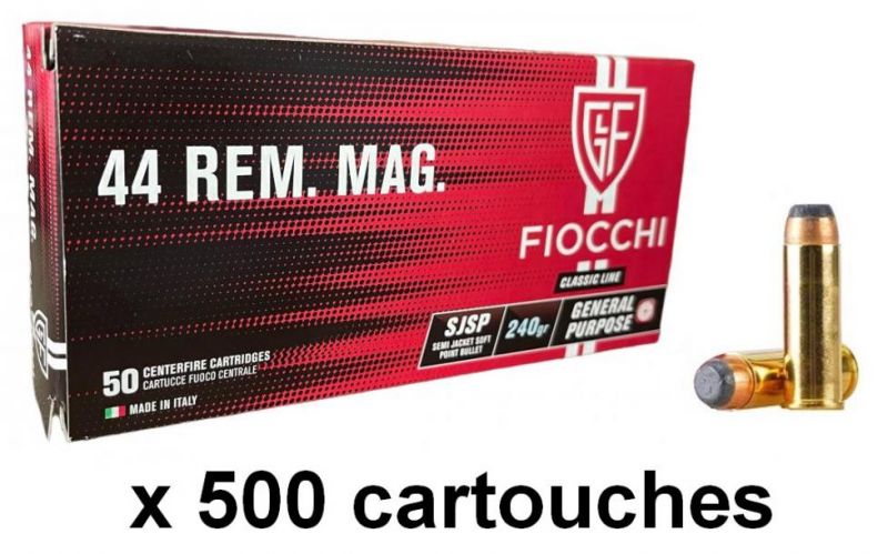 FIOCCHI cal.44 Rem Mag SJSP /500