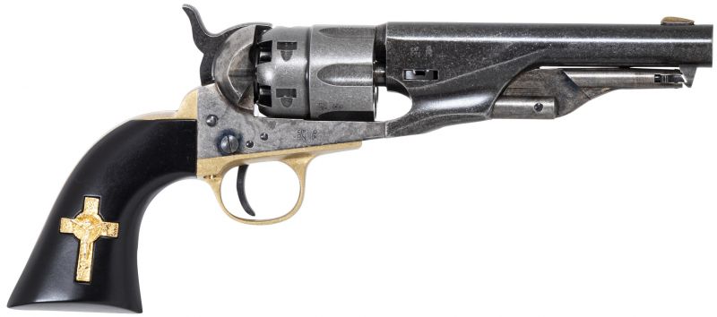 Revolver à Poudre Noire Pietta 1862 Pocket Police Sheriff Old Western 
