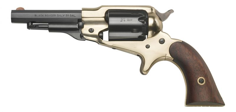 Revolver à Poudre Noire Pietta REMINGTON 1863 NEW POCKET Laiton "RPB31" Cal.31