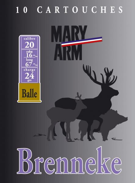 Balles MARY ARM Brenneke cal.20/67 (boite de 10)