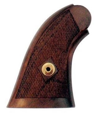 Crosse noyer quadrillée pour revolver PIETTA Remington Sherrif 1858 