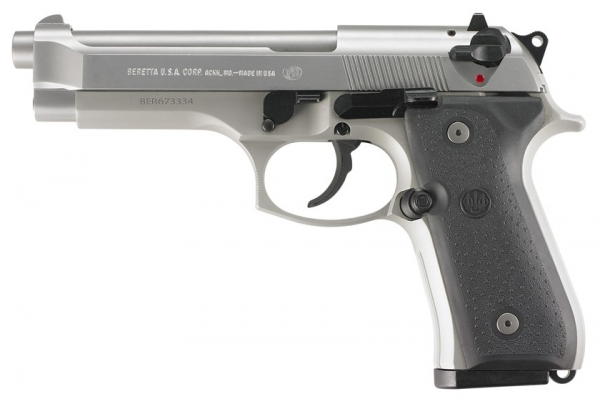 Pistolet BERETTA 92FS Inox calibre 9x19 Parabellum