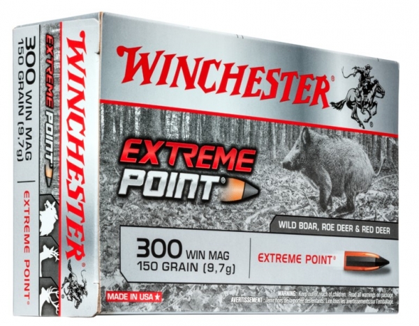 WINCHESTER cal.300 Win Mag Extreme Point 150 grains - 9.7 grammes /20