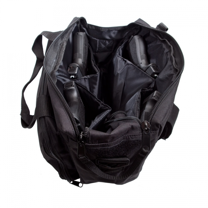 Sac de tir Glock 4 armes avec poches internes.