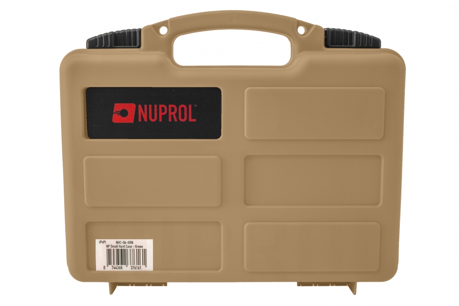 Mallette TAN pour armes de poing NUPROL 31x25x8cm  (mousse prédécoupée)